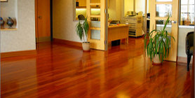Solid oak wood flooring