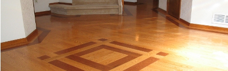 Installing prefinished oak hardwood - two colors