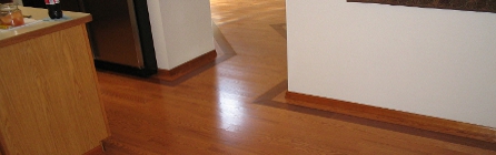 Combining two types of oak hardwood of different colors