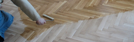 Sanding and finishing hardwood flooring
