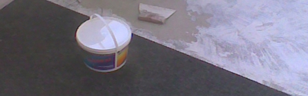Glueing carpet