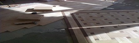 Artistic details from hardwood flooring